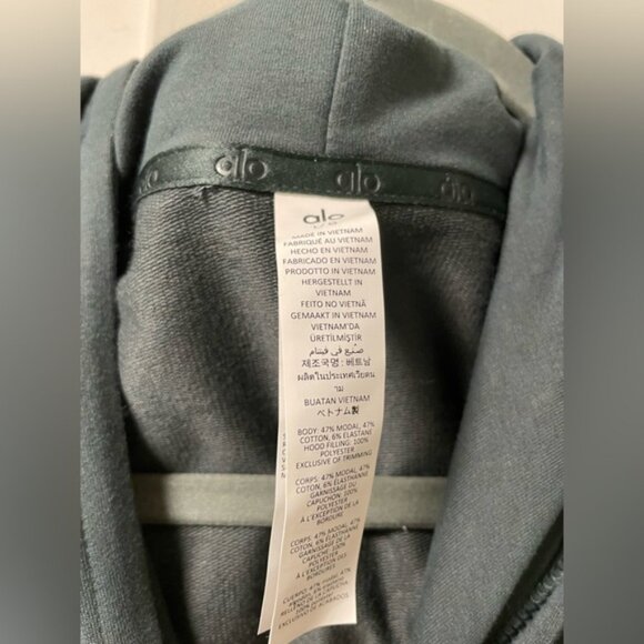 NWT ALO Dark Green/Teal Hoodie - Picture 4 of 6